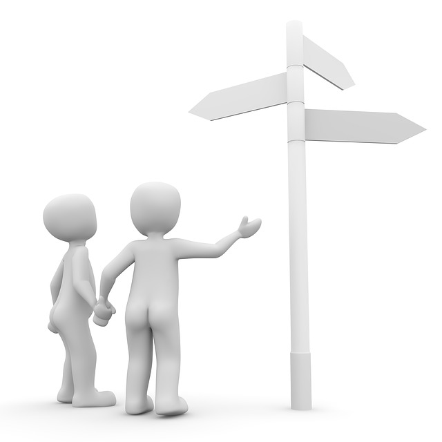 stát u rozcestníku